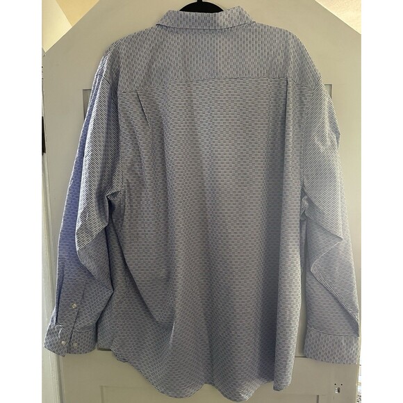 Tommy Bahama Shirt Sarasota Stretch Ventura Isles Embossed White MWT Size XXL - Picture 5 of 6